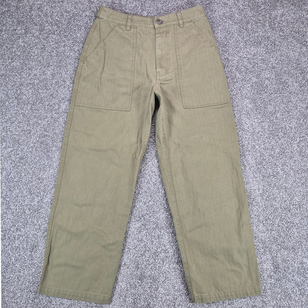 P&Co Service Fatigue Pants Womens US 6/ UK 10 Short Olive Green Utility